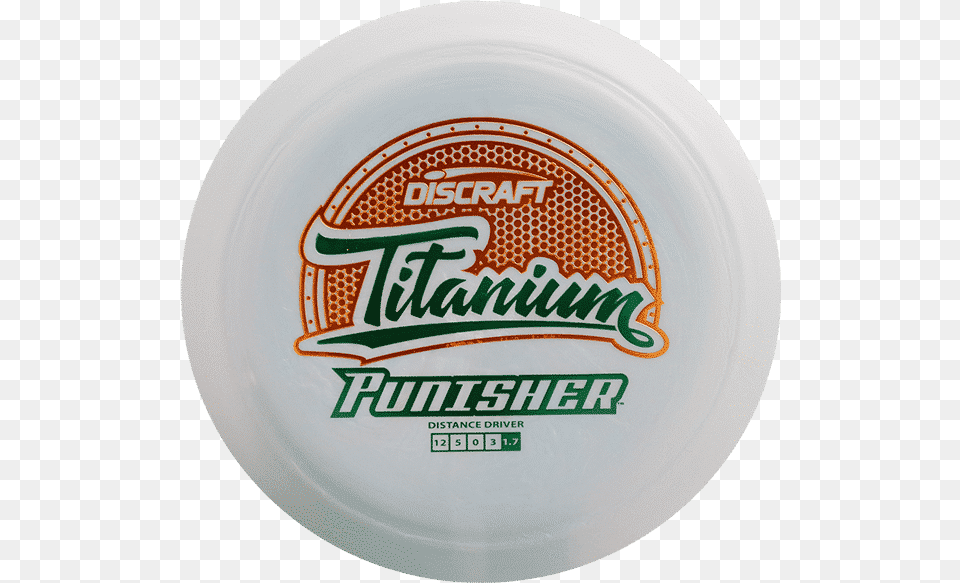 Discraft Titanium Punisher Ultimate, Plate, Frisbee, Toy Png Image