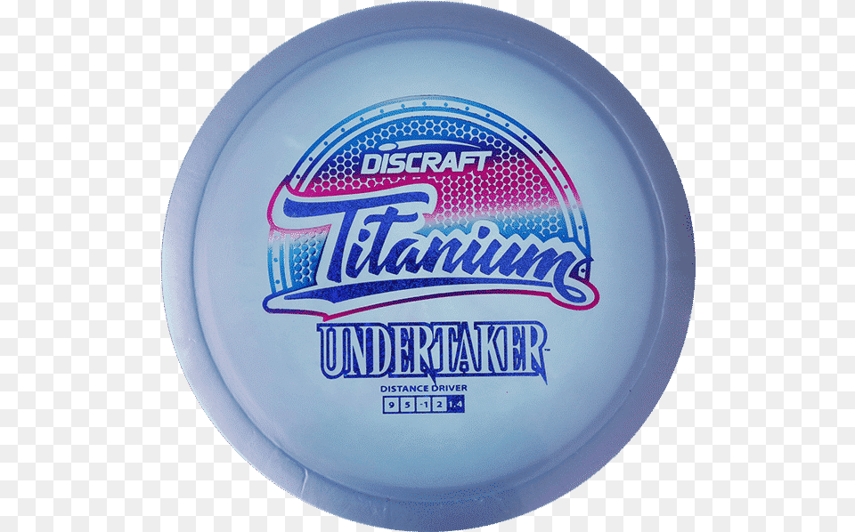 Discraft Titanium Undertaker Discraft Flight Chart, Plate, Toy, Frisbee Free Transparent Png