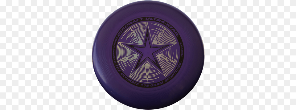 Discraft Ultra Star Sportdisc Pearl Purple Discraft Ultra Star Purple, Frisbee, Toy, Plate Png