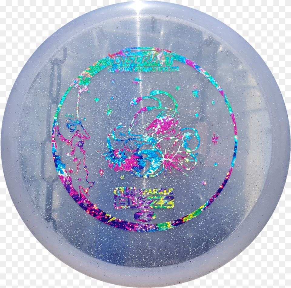Discraft Z Sparkle Glo Buzzz Midrange Circle, Plate, Toy, Frisbee Png Image