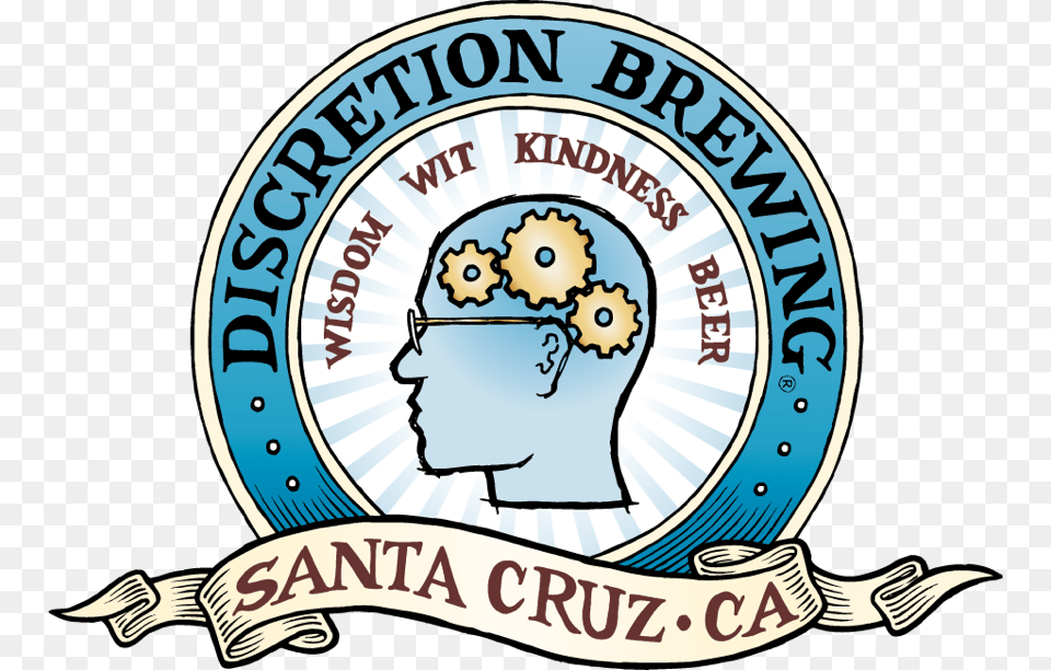 Discretion Brewing Logo, Symbol, Badge, Factory, Building Free Transparent Png