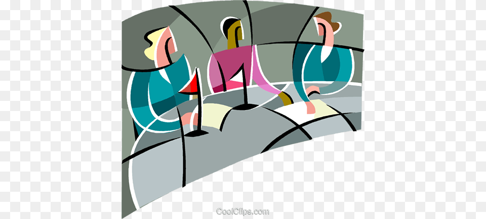 Discussion Among Three People, Art, Graphics, Modern Art, Device Free Transparent Png