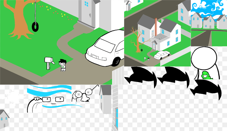 Discussionexperiencing Animated Pages In A Whole New Cartoon, Neighborhood, Car, Transportation, Vehicle Free Transparent Png