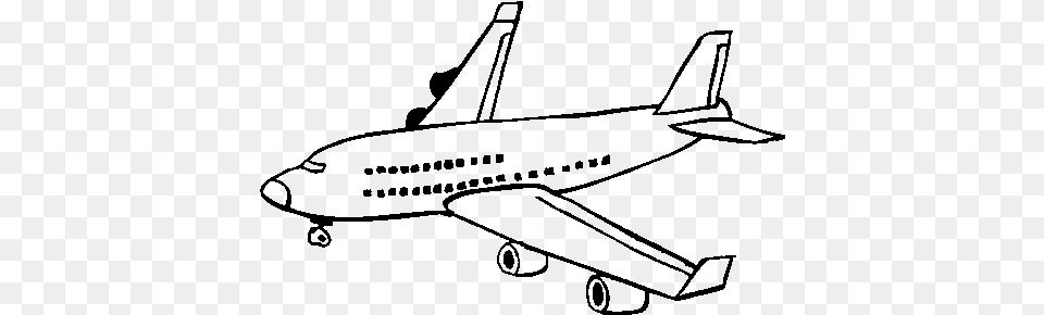 Disegno Di Un Aereo, Gray Free Png