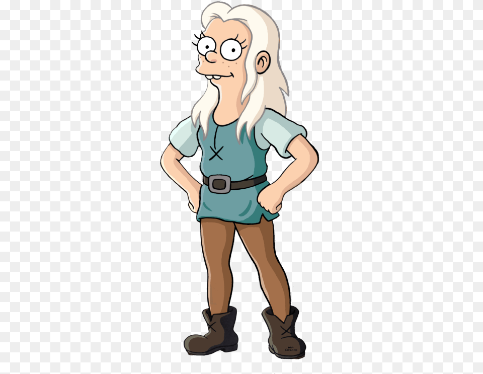 Disenchantment Bean Full Body, Adult, Shorts, Publication, Person Free Png Download