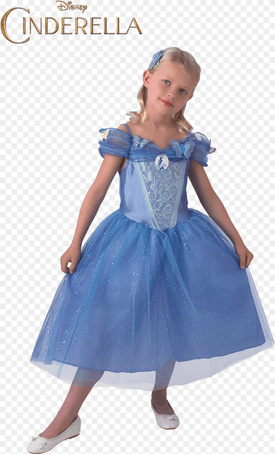 Disfraz Cenicienta Live Action Inf Talla 8 A 10 Costume Cinderella Disney, Child, Gown, Girl, Formal Wear Free Png Download