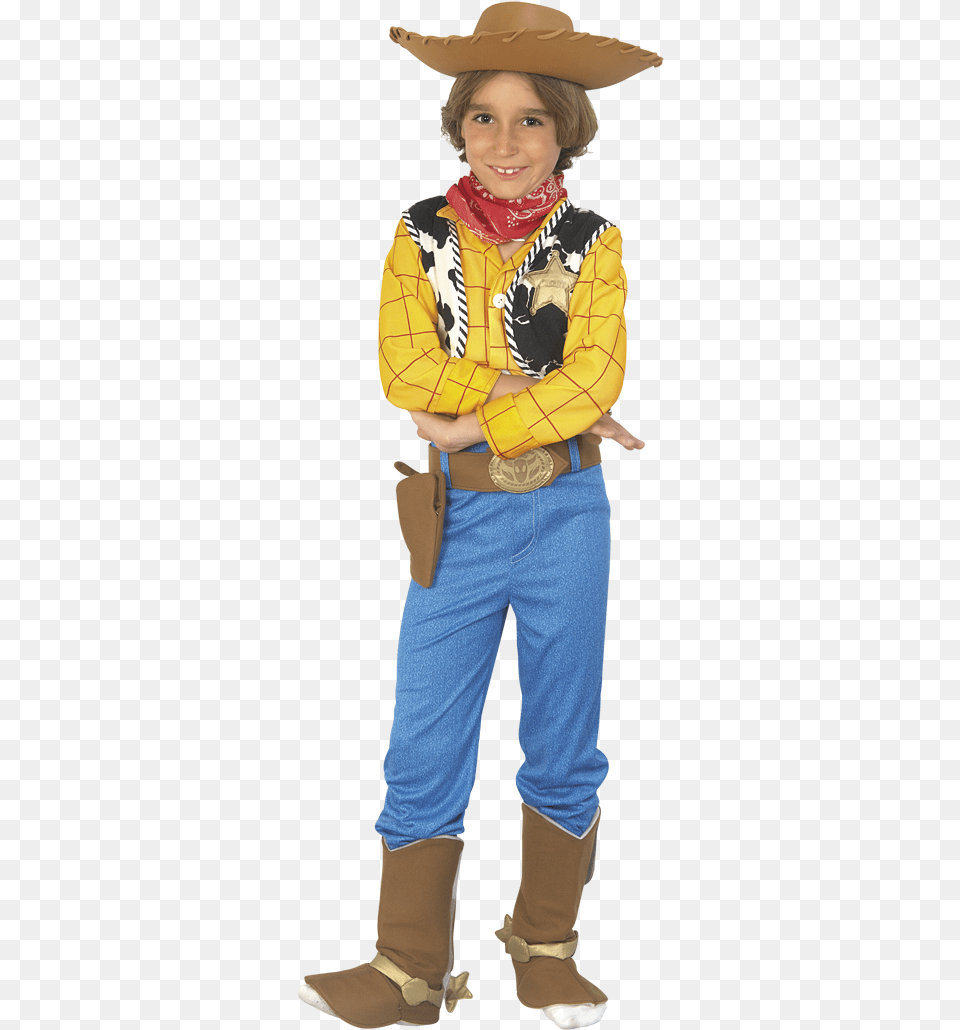 Disfraz Woody Toy Story Sheriff Woody, Hat, Person, Clothing, Costume Free Transparent Png
