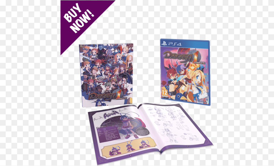 Disgaea 1 Complete Standard Edition Ps4 Playstation, Book, Comics, Publication, Baby Free Png Download