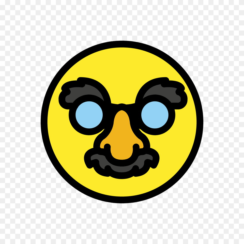 Disguised Face Emoji Clipart, Logo, Symbol Free Png Download