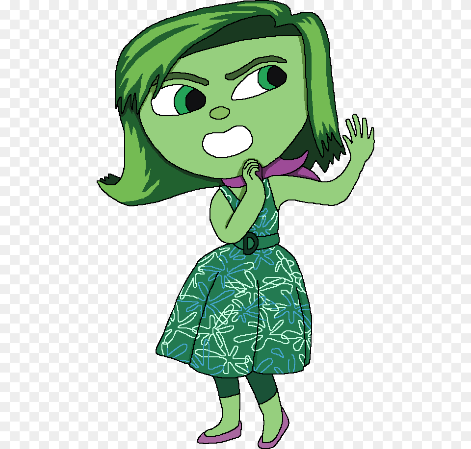 Disgust From Inside Out Disgust Clipart, Book, Comics, Publication, Baby Png Image