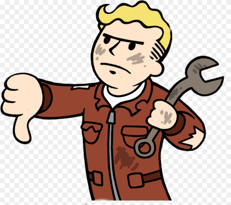Disgusting Fallout Vault Boy Dislike Angry Clipart Fallout Angry Vault Boy, Baby, Person, Clothing, Coat Png Image