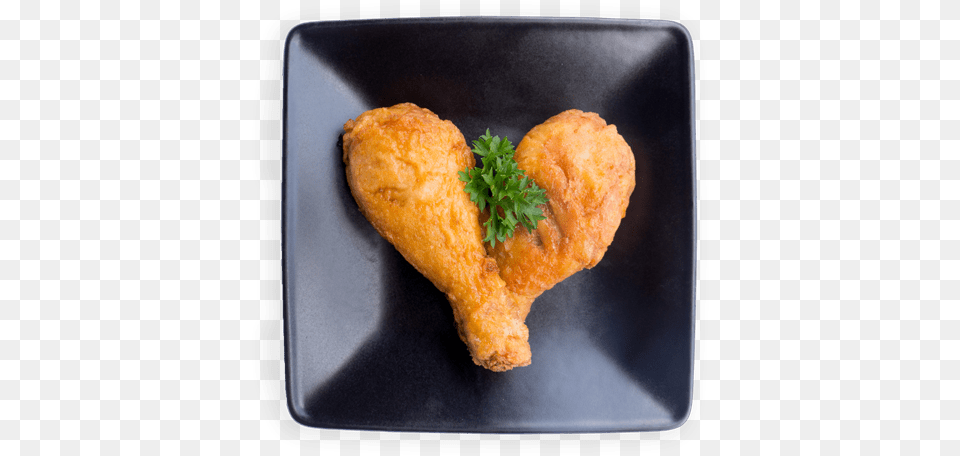 Dish, Food, Food Presentation, Fried Chicken, Herbs Png Image