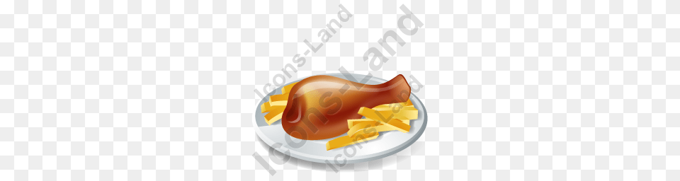 Dish Chicken Leg Icon Pngico Icons, Food, Meal, Birthday Cake, Cake Free Png
