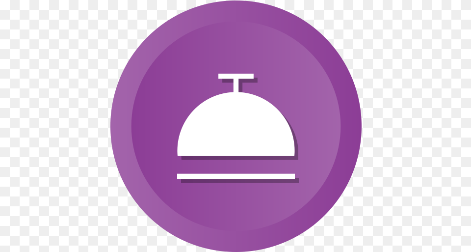 Dish Dome Food Kitchen Restaurant Icons Restaurant Purple, Cross, Symbol, Altar, Architecture Free Transparent Png