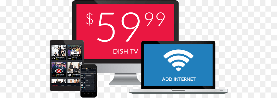 Dish Network Internet Bundle Offer Dish Internet And Tv, Computer, Pc, Electronics, Laptop Free Png
