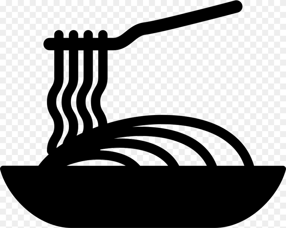 Dish Of Spaghetti Icona Piatto Di Pasta, Cutlery, Fork, Cooking Pan, Cookware Free Transparent Png