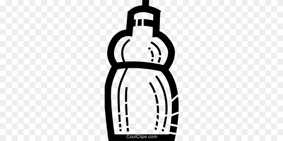 Dish Soap Royalty Vector Clip Art Illustration, Bottle, Cross, Symbol, Water Bottle Free Png