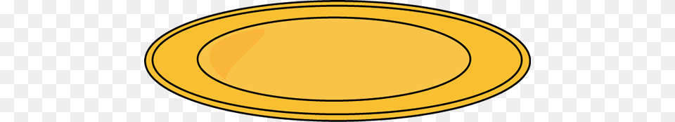 Dishes Clip Art, Oval, Food, Meal, Gold Png