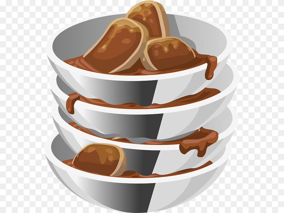 Dishes Dirty Housework Bowls Leftovers Cleaning Dirty Dishes Background, Bowl, Food, Meal, Birthday Cake Free Png Download