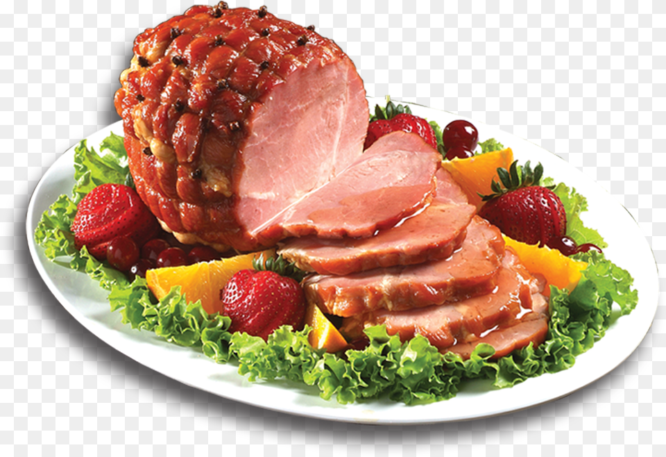Dishfoodcuisinered Fatgarnishroast Hamproducebeef Christmas Ham Clipart, Food, Meat, Pork, Dish Free Png