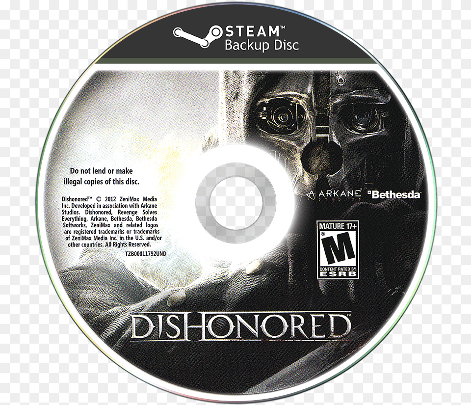 Dishonored Details Launchbox Games Database Optical Storage, Disk, Dvd Free Png Download