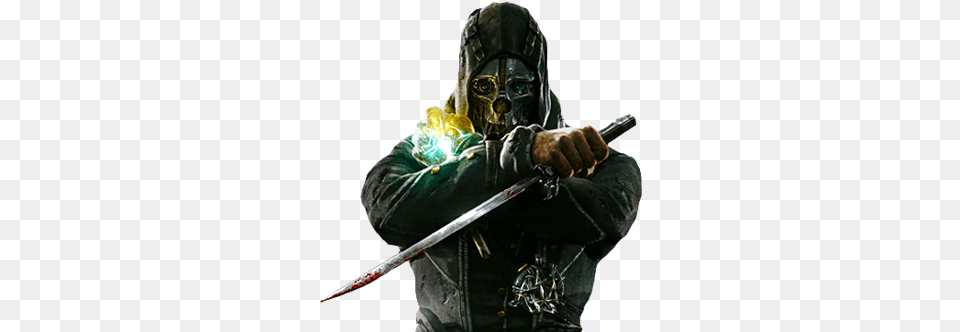 Dishonored Transparent Transparent Corvo Attano, Sword, Weapon, Adult, Male Png Image