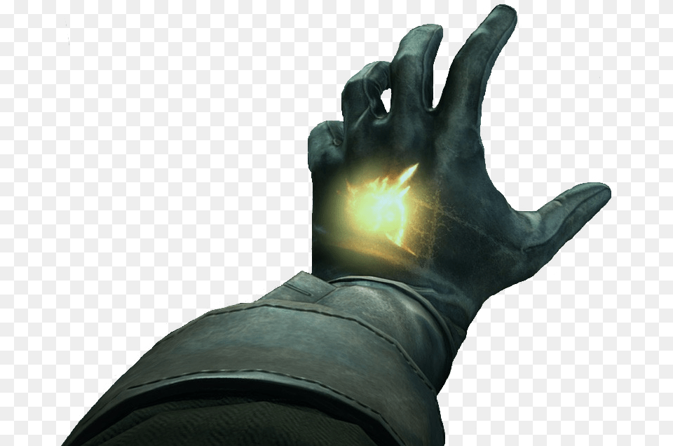 Dishonored Transparent Images Mark Of The Outsider Daud, Clothing, Glove, Light, Adult Free Png