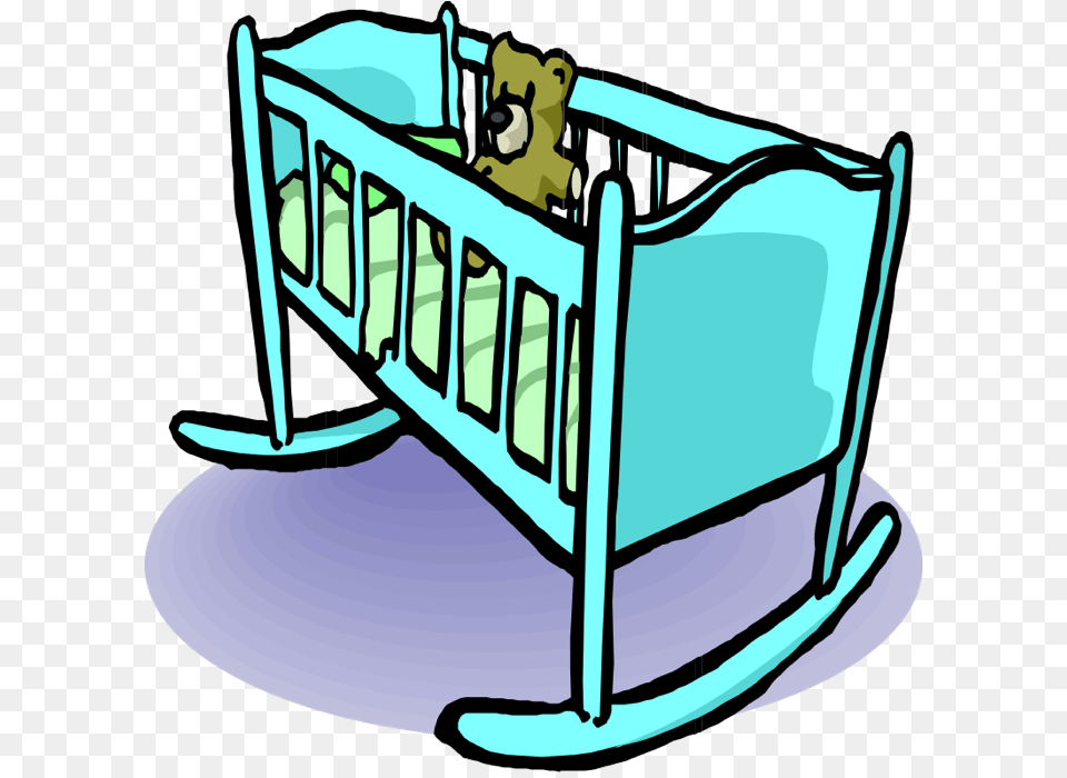 Dishwasher Clip Art Cartoon, Bed, Furniture, Cradle, Crib Free Png Download