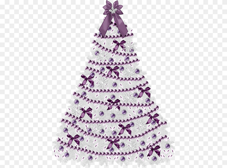 Disk Purple Christmas Tree Trees Merry Purple Christmas Tree, Christmas Decorations, Festival, Cake, Dessert Free Png Download