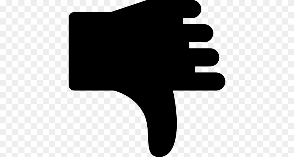 Dislike, Clothing, Glove, Silhouette Png Image