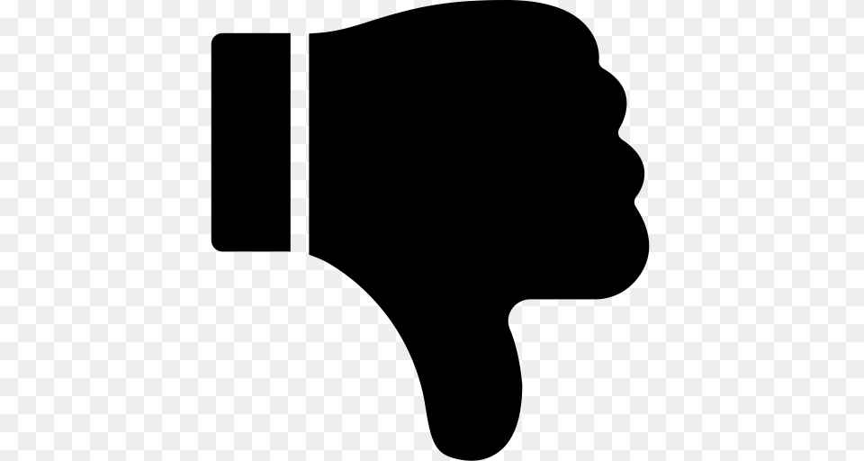 Dislike Finger Fingers Icon With And Vector Format For, Gray Png Image