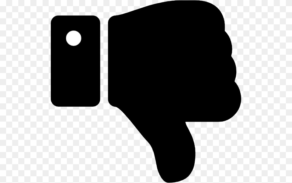 Dislike Thumbs Down Vector Icon, Clothing, Glove, Silhouette, Smoke Pipe Free Transparent Png