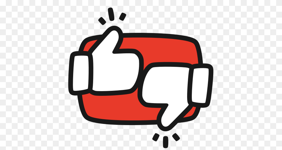 Dislikes Down Gesture Likes Thumbs Up Youtube Icon, Tool, Plant, Lawn Mower, Lawn Png Image
