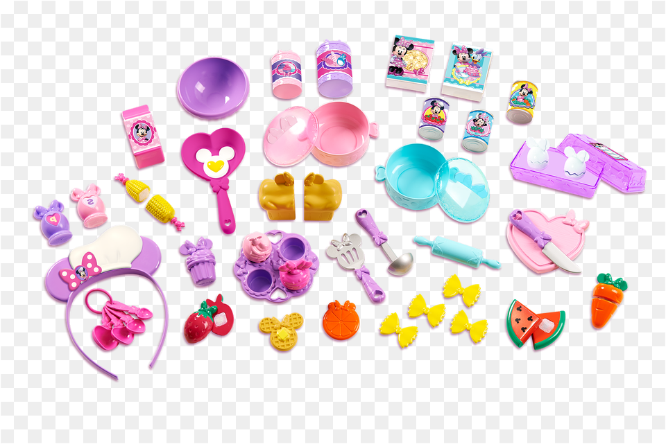 Disney Just Play Minnie Bow Tique Bowtastic Kitchen Baby Toys, Person Free Png