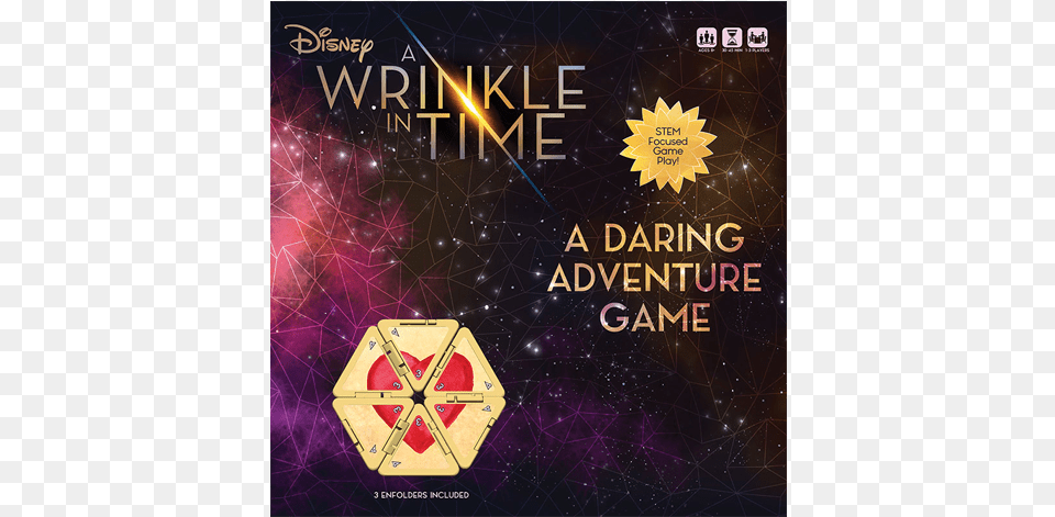 Disney A Wrinkle In Time Game Coming Next Month Wrinkle In Time A Journal For Writers Creators And, Advertisement, Book, Poster, Publication Png Image