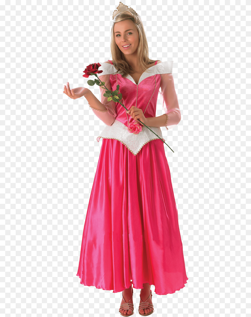 Disney Adult Princess Dress, Flower, Flower Bouquet, Formal Wear, Person Free Png Download