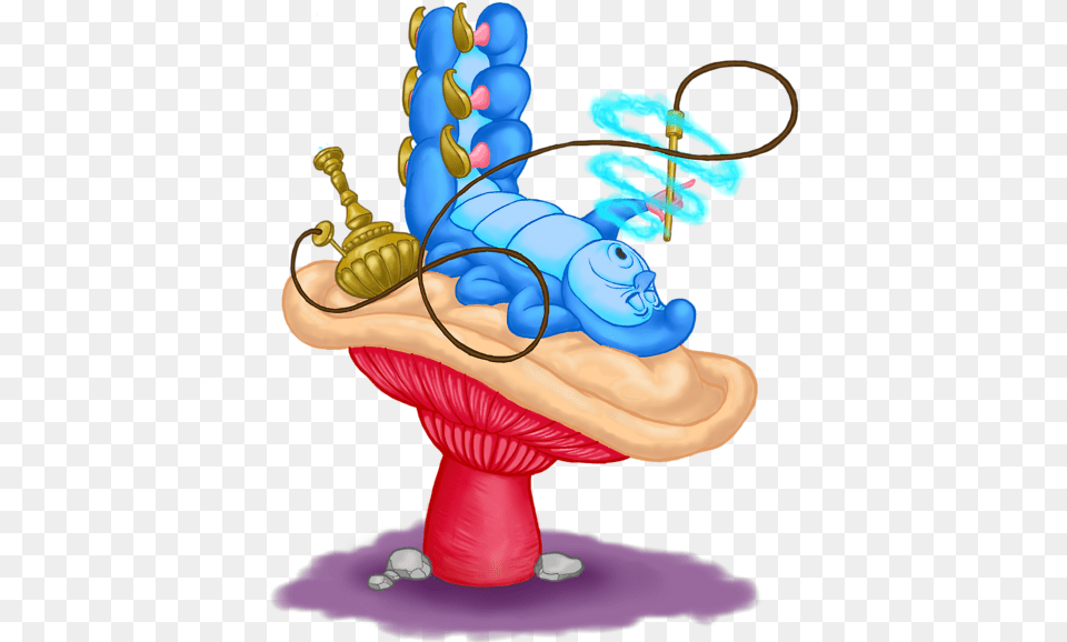 Disney Alice In Wonderland Characters Clip Art Back Alice In Wonderland Caterpillar Clipart, Birthday Cake, Cake, Cream, Dessert Free Transparent Png