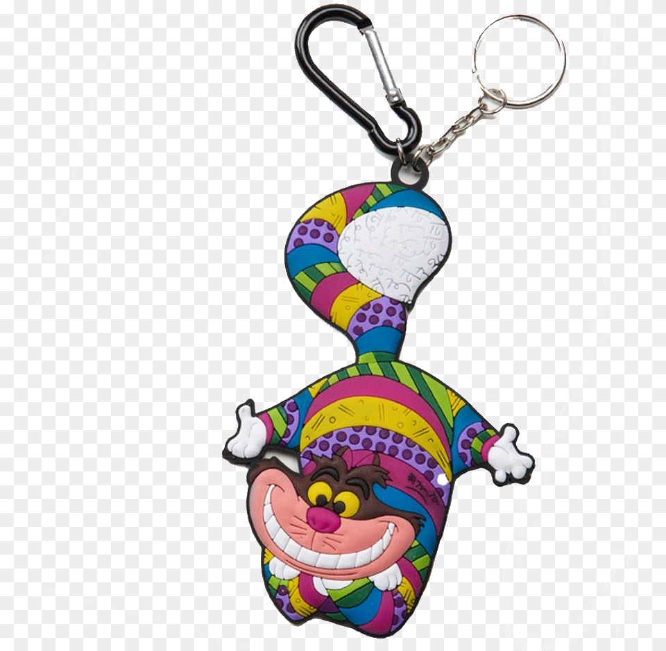 Disney Alice In Wonderland Cheshire Cat Keychain Disney Britto Keychains, Accessories, Earring, Jewelry, Baby Free Png Download