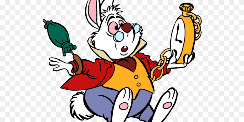 Disney Alice In Wonderland White Rabbit, Baby, Person, Book, Comics Png