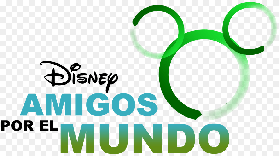 Disney Amigos Del Mundo, Green, Logo Free Transparent Png