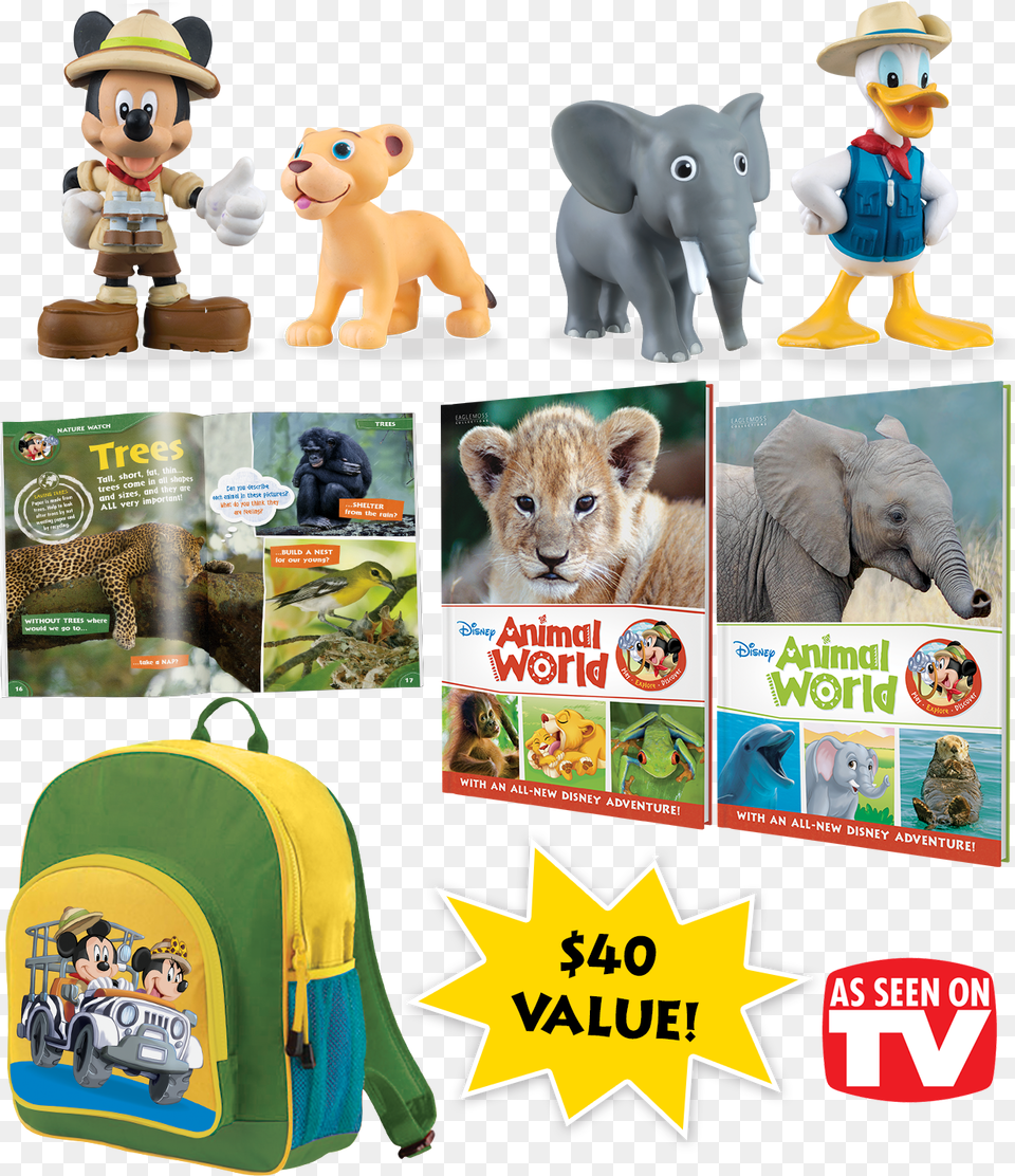 Disney Animal World Toys, Mammal, Lion, Wildlife, Elephant Free Png