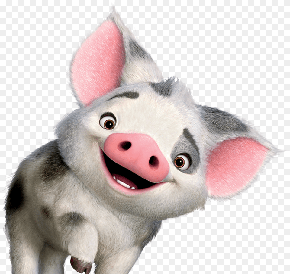 Disney Art Moana Pig, Animal, Mammal, Toy, Hog Png