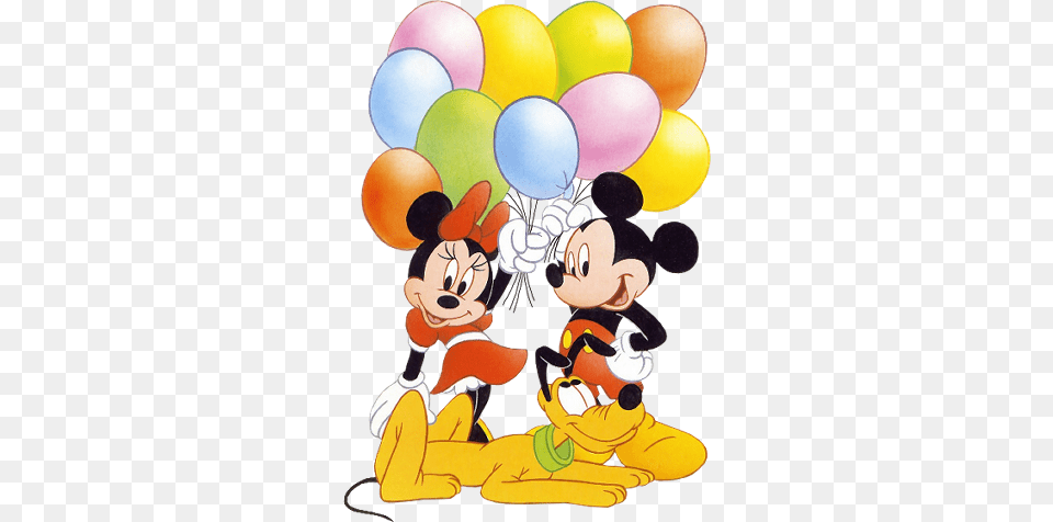 Disney Babies Clip Art Turma Do Mickey Da Disney Fazendo, Balloon, Cartoon, Nature, Outdoors Free Png Download