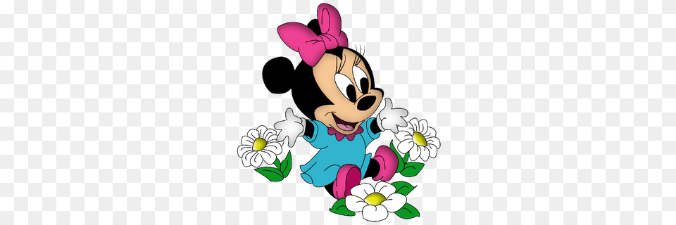 Disney Babies Clipart Disney Baby Minnie Mouse Clip Art Disney, Daisy, Flower, Plant, Cartoon Free Transparent Png