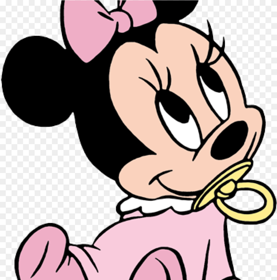 Disney Baby Clipart Ba Minnie Daisy Disney Babies Clip Baby Minnie Mouse, Cartoon, Person Free Transparent Png