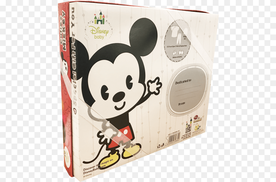 Disney Baby Cuties Mickey Gift Set Disney Baby, Box, Cardboard, Carton, Blackboard Png Image