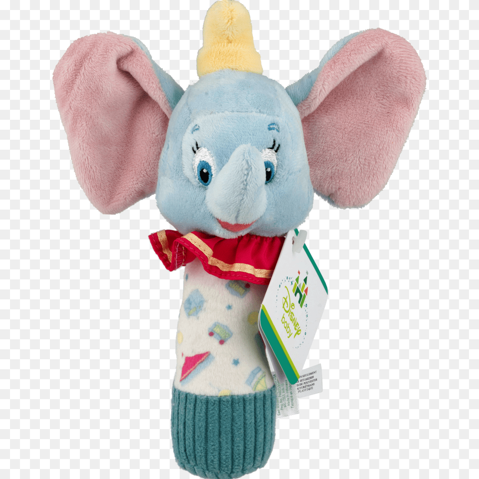 Disney Baby Dumbo Rattle Ct, Plush, Toy Png Image