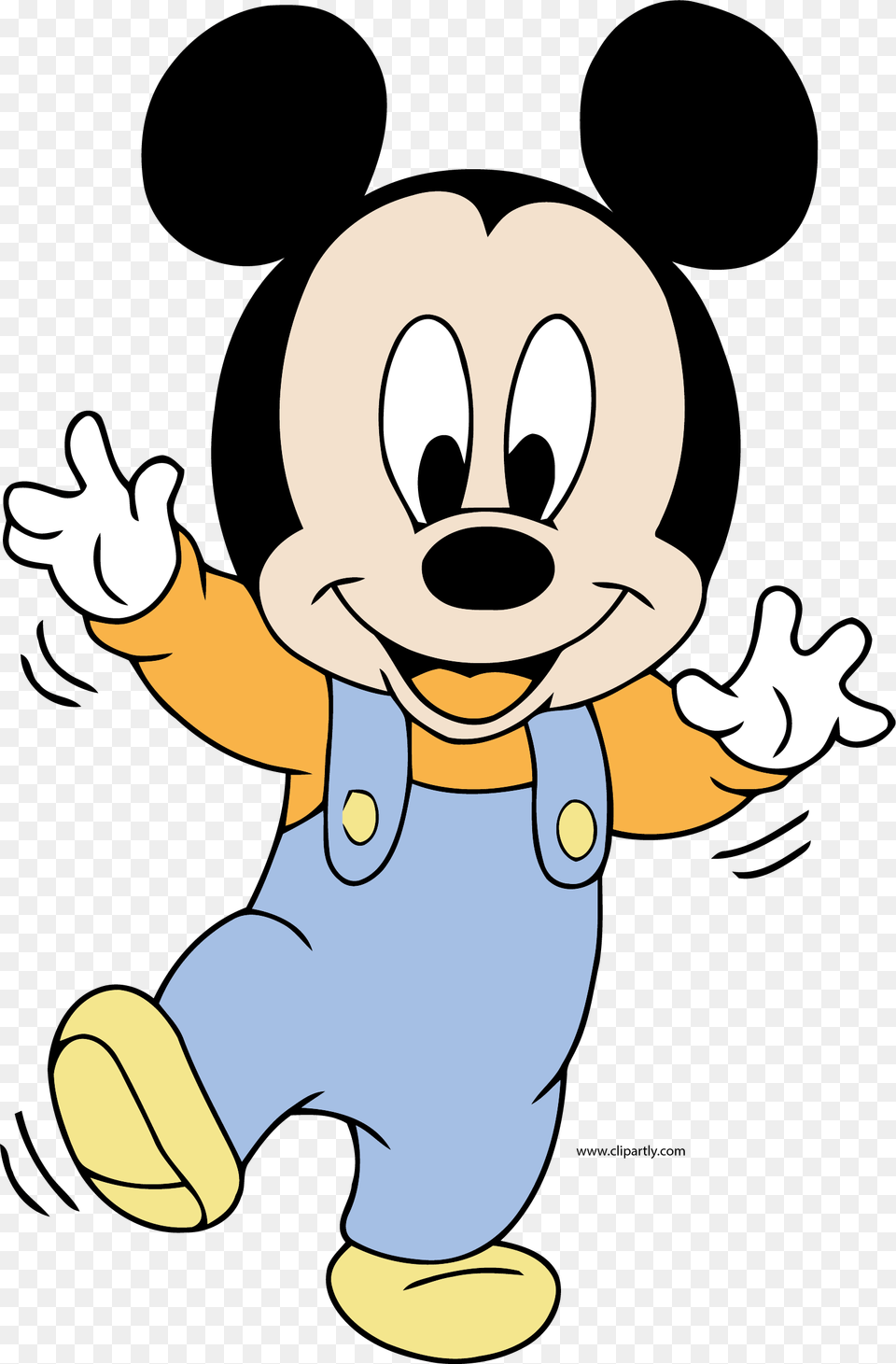 Disney Baby Mickey Balance Clipart Baby Mickey Mouse And Friends Coloring Pages, Person, Cartoon, Face, Head Png Image