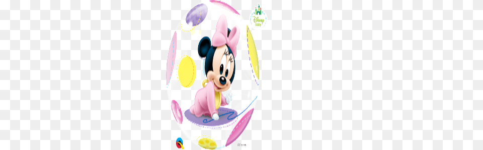 Disney Baby Minnie Mouse Bubble Funtastic Balloon Creations Free Png Download