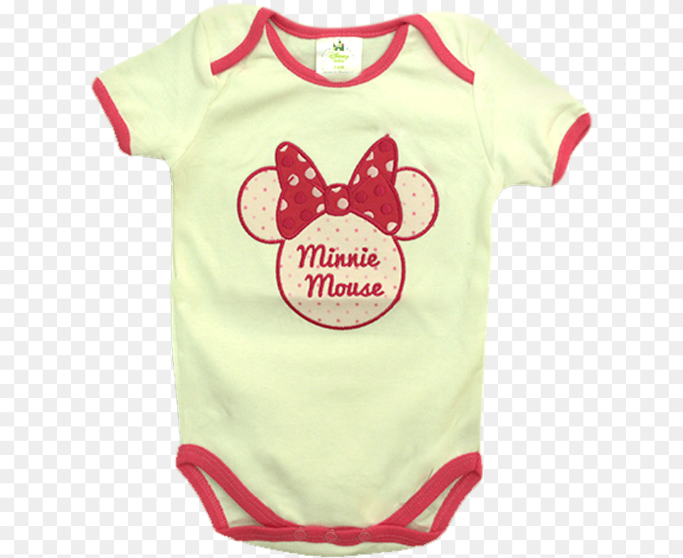 Disney Baby Minnie Mouse Pink Bodysuits Active Shirt, Applique, Clothing, Pattern, T-shirt Free Transparent Png
